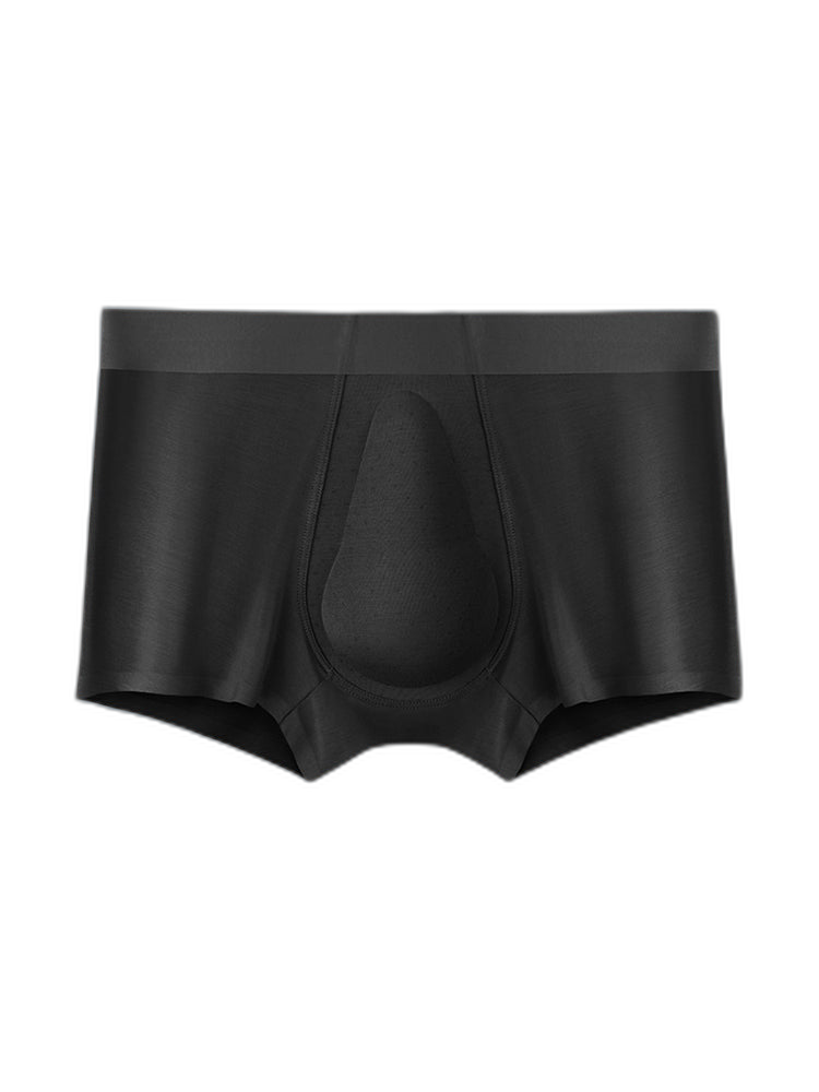 Men's Seamless Trunks with Organic Latex Support Cup
