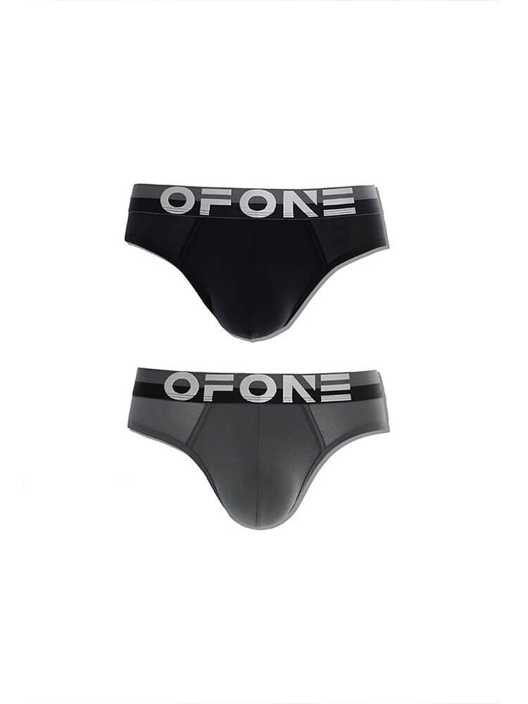 Men's Sexy Breathable Letter Print Lyocell Briefs