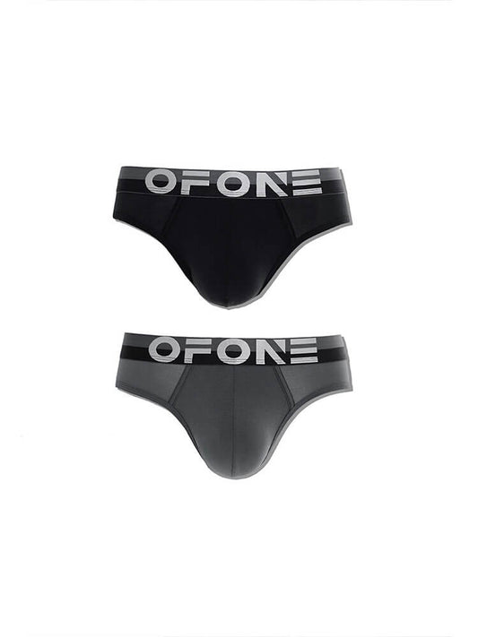 Men's Sexy Breathable Letter Print Lyocell Briefs