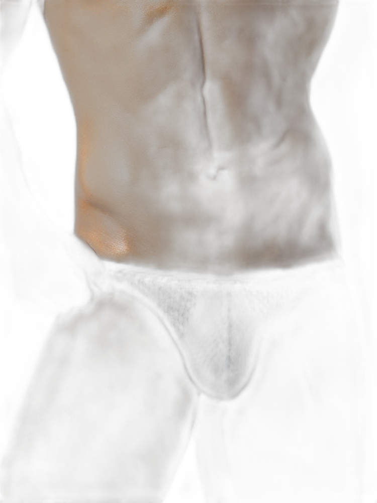 Men's Low-rise Mesh U-shaped Convex Pocket Sports Briefs