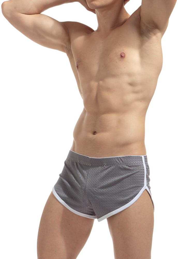 Men's Ice Silk Home Casual Boxer Briefs