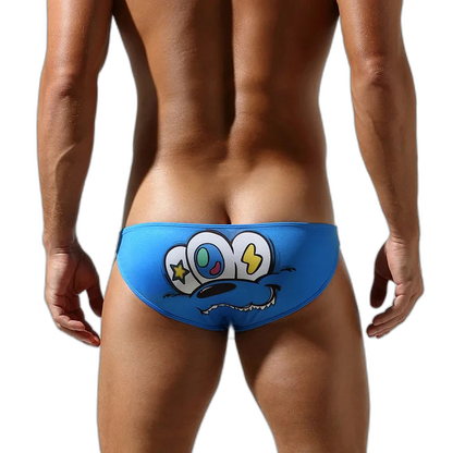 Cartoon Kink Pop Print Men’s Briefs
