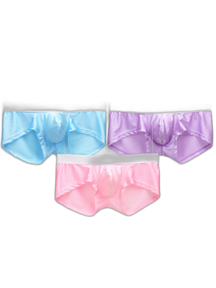 2 Pack Men's Contoured Pouch Sexy Trunks