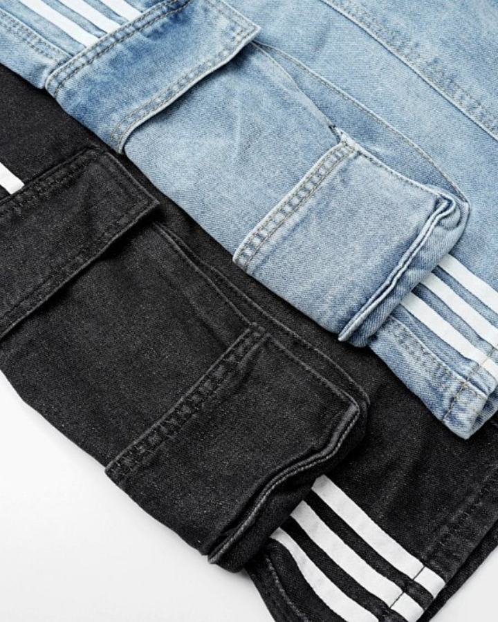 KIIKIO Vintage Washed Denim Shorts
