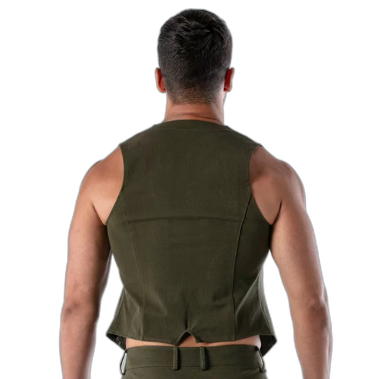 TOF Paris Patriot Chain Vest Khaki