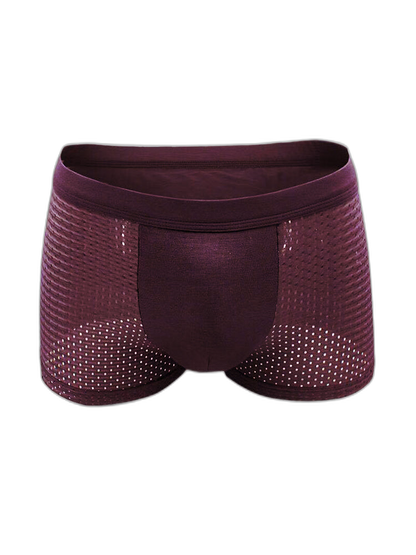 4 Pack Men’s Breathable Mesh Trunks with Antibacterial Fabric