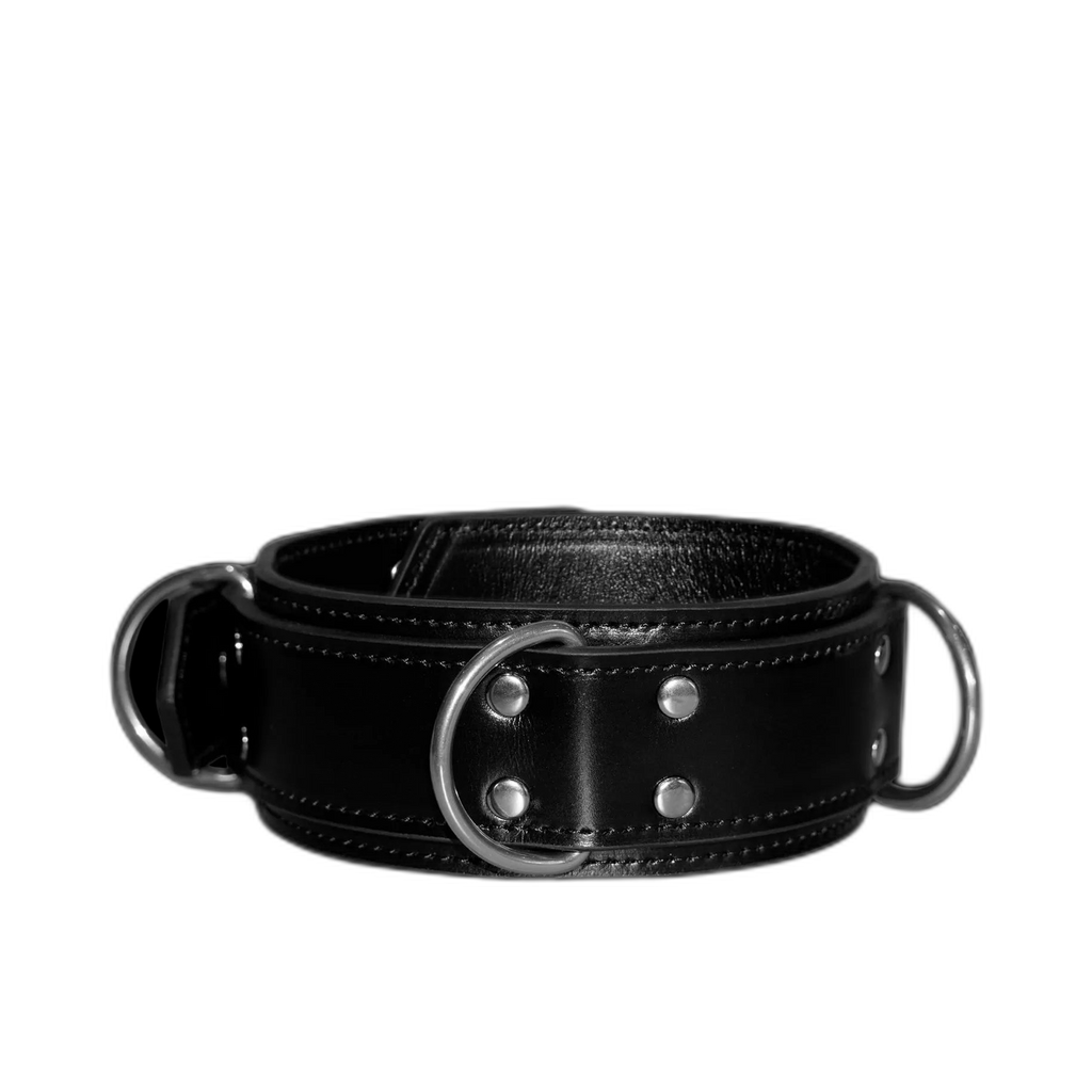 Tumbled Leather Classic Collar
