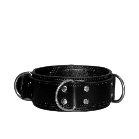 Tumbled Leather Classic Collar