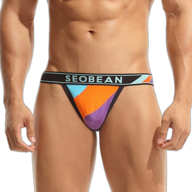 Seobean Color Block Jockstrap