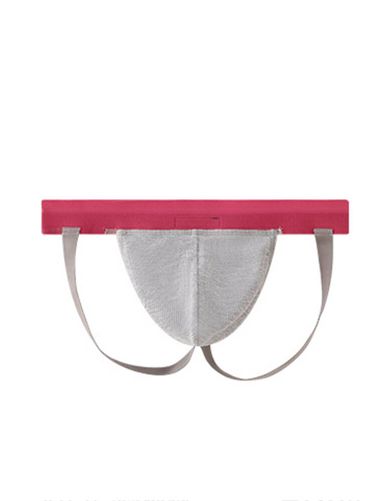 Men's Sexy Pink Hollow Modal Double Thong