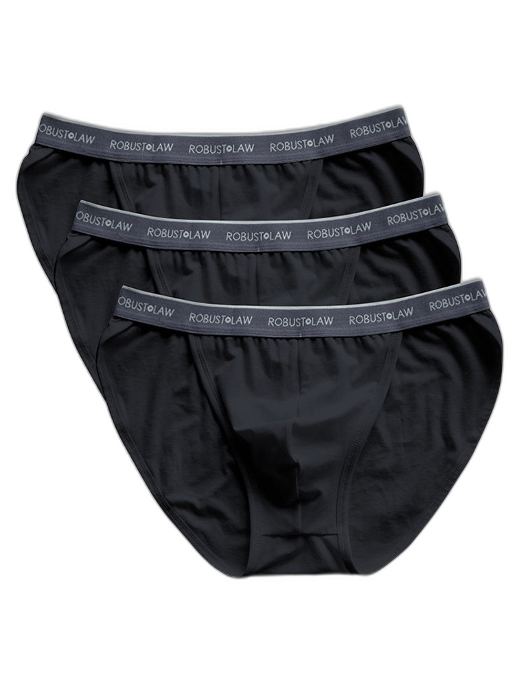 3 Pack Men's Cotton Bikini Underwear