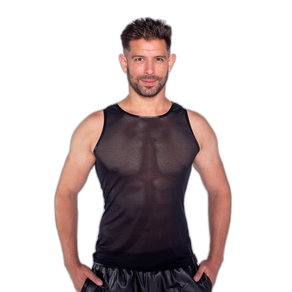 Prowler RED Mesh Vest Black