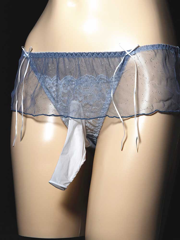 Men's Japanese Lace Skirt Crossdressing Briefs
