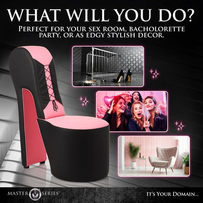 Pink Stiletto Sex Chair