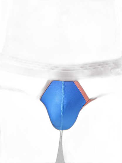 Men’s Spliced Lines Briefs in Ombre
