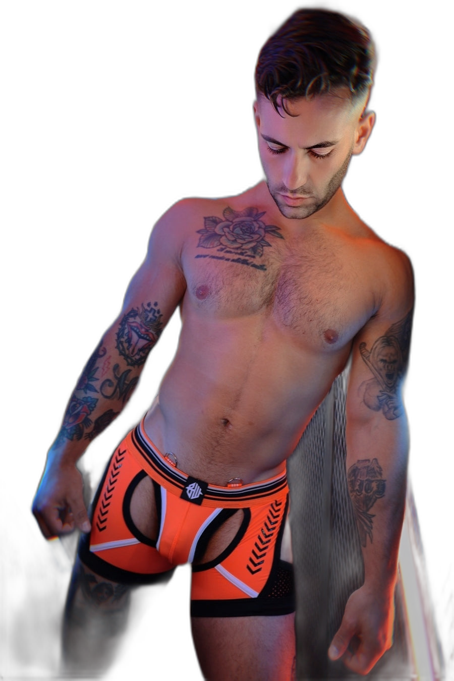 Breedwell Circuit Breaker Chap Jock Neon Orange
