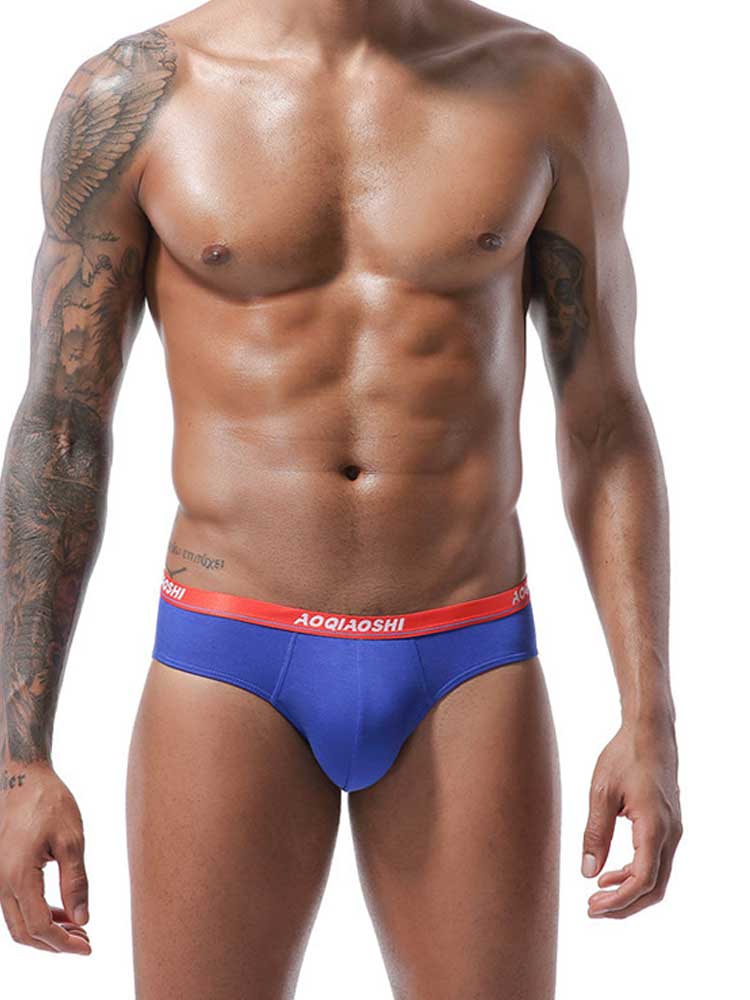 Men's Sexy Low-Rise U-Convex Pouch Modal Briefs