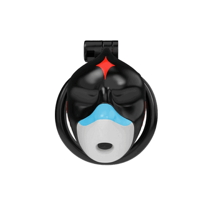Furrjoi Shark Chastity Cage Red