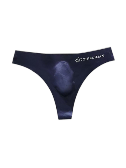 4-pack Men's Sexy Solid Color Letter Seamless Thong
