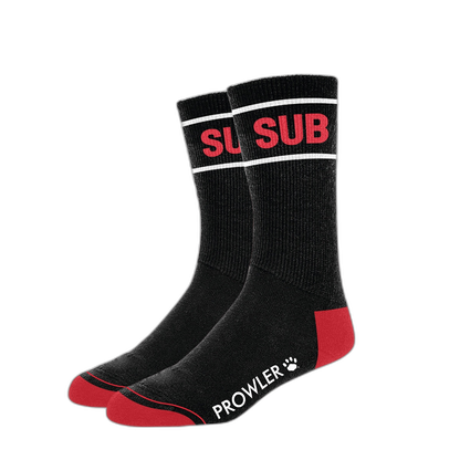 Prowler RED Sub Socks Black Red White
