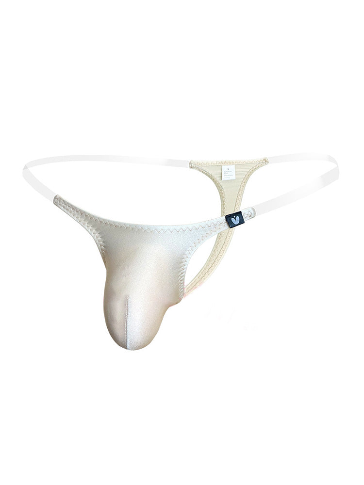 Men's Invisible Waistband Straps Low Rise Thong 