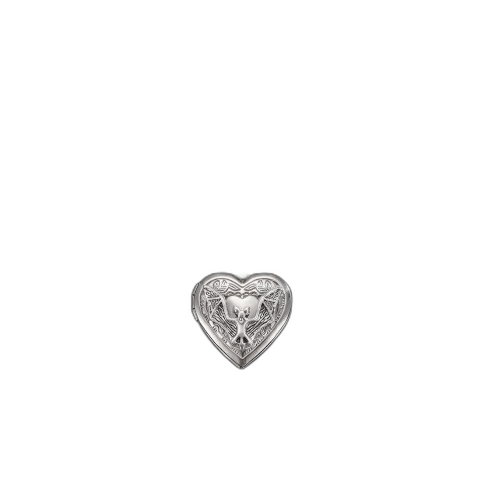 Bat Locket Necklace