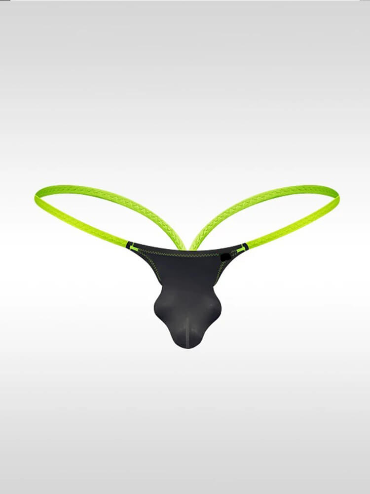 Men's Sexy U-Bulge Pouch Color-Block Jockstrap