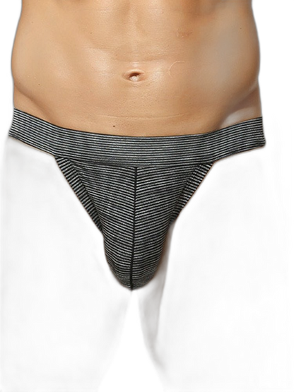 3 Pack Men's Breathable Mesh Odor-Resistant Solid Color Sexy Briefs
