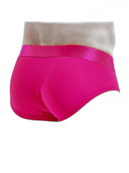 Men's Solid Color Mesh Breathable Sports Fitness Briefs
