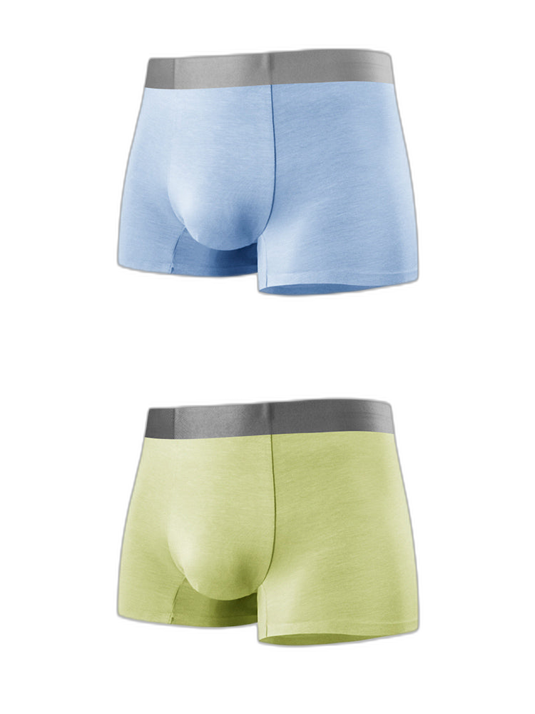 2 Pack Men's Anti-Bacterial Modal Trunks