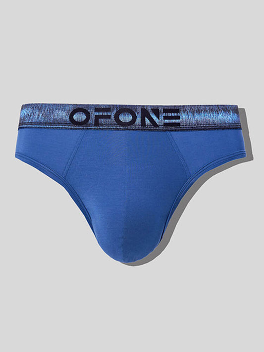 Men's Letter Belt Solid Color Sexy Modal Briefs