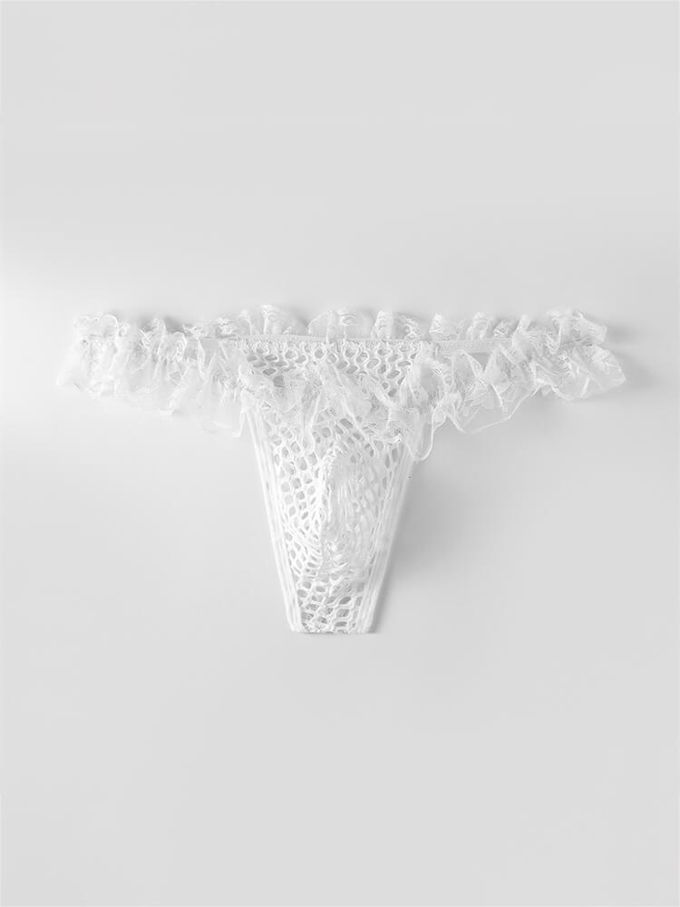 Men's Hollow Mesh Sexy Lace Thong
