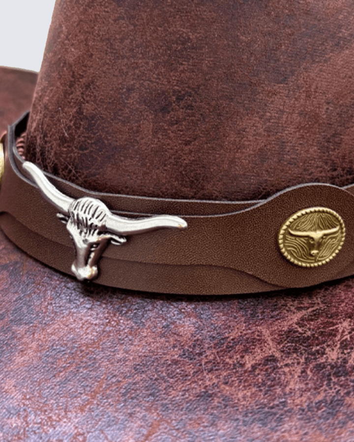 Classic Bull Emblem Cowboy