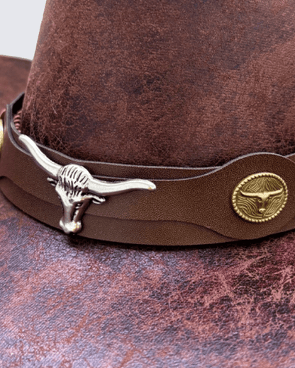 Classic Bull Emblem Cowboy