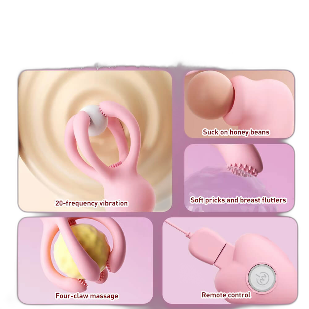 OctoVibe - Vibrating Nipple Clamp & Clit Sucker