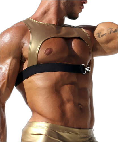 Passion Metallic Chest Harness