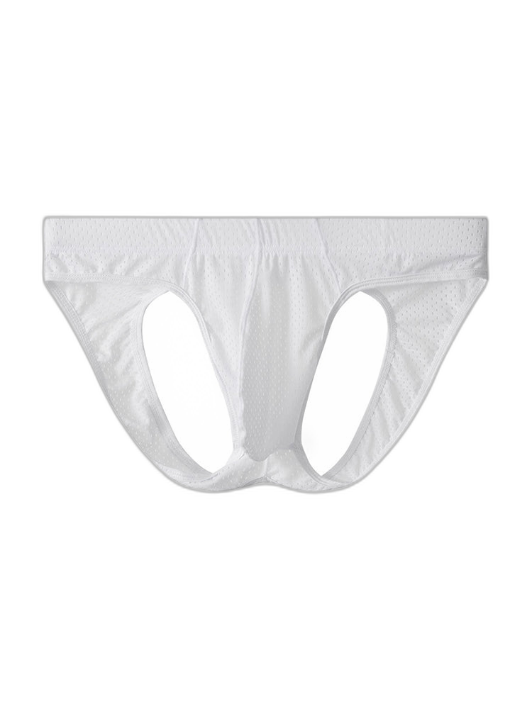 3 Pack Men's Sexy Mesh Transparent Big Pouch Jockstrap