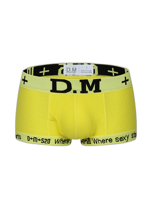 2 Pack Men's Low-rise Sexy Side Opening Pocket Trunk