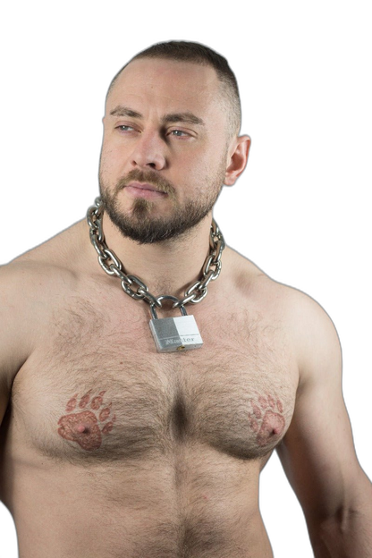 ruff GEAR Pitbull Chain 8mm with 60mm Master Lock