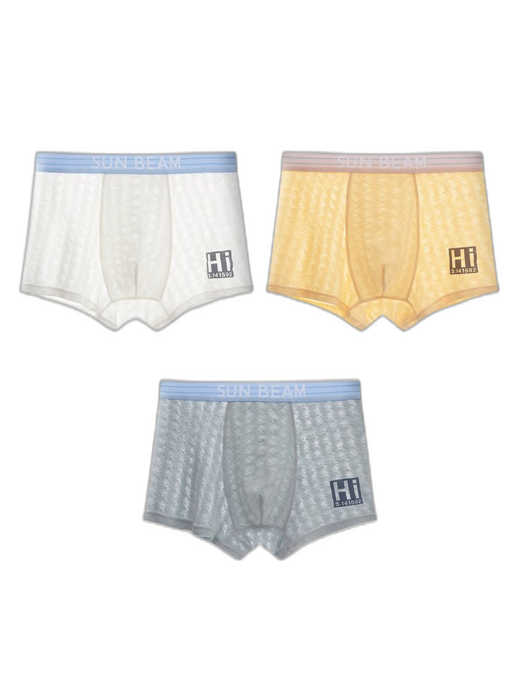 3 Pack Men's Anti-Odor Seamless Comfort Ultra-Soft Trunks