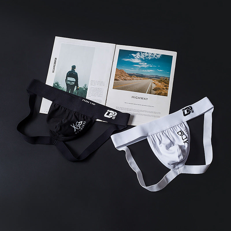 Men's Sexy Cotton Solid Thongs