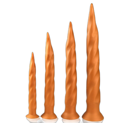 Worm II - Spiral Butt Plug - Long Butt Plug - Huge Anal Dildo