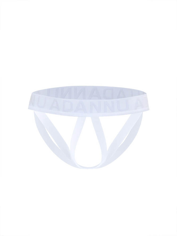 Men's Sexy Cut-Out High-Stretch Solid-Color Thong