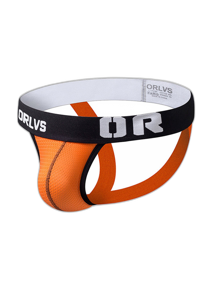 3 Pack Men's U-Pouch Striped Sexy Jockstraps