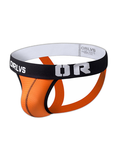 3 Pack Men's U-Pouch Striped Sexy Jockstraps