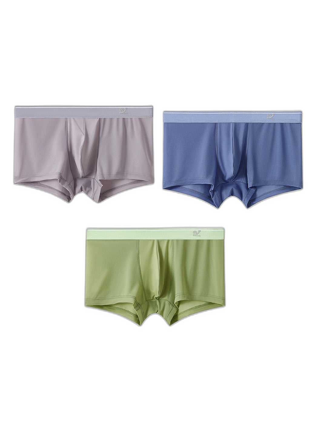 3 Pack Men’s Comfy U Convex Pouch Trunks