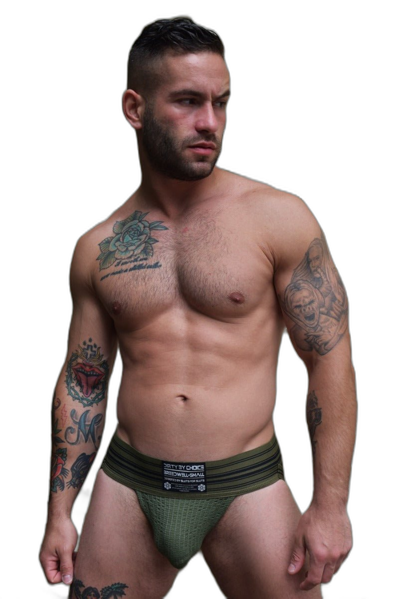 Breedwell Cumdump Jockstrap Army Green