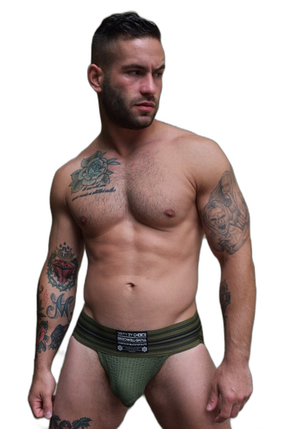 Breedwell Cumdump Jockstrap Army Green