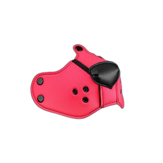 Mr S Leather NEOPRENE Puppy K9 Muzzle | Pink