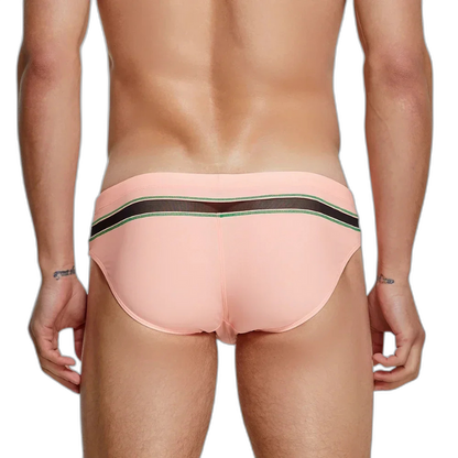 SEOBEAN Poolside Play Mesh Swim Briefs